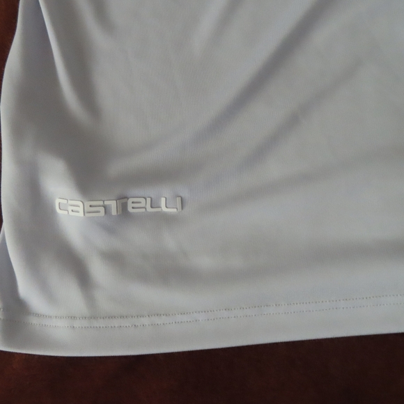 Castelli Tech Tee Shirt - Men's Size XL Biking Cycling SILVER GRAY (flaw) - Picture 3 of 8
